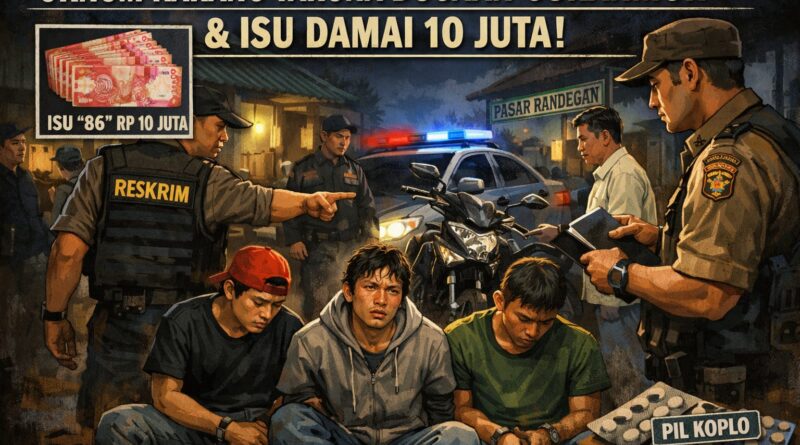 Oknum Karang Taruna Diduga Terjerat Curanmor di Pasar Randegan, Muncul Isu “Damai Rp10 Juta” yang Mengguncang Publik