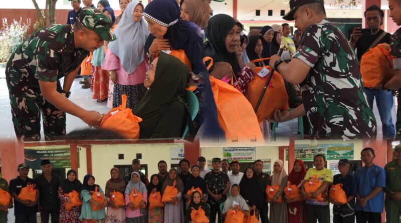 Dandim 0819 Pasuruan Salurkan Bantuan Sosial untuk Warga Kurang Mampu di Kelurahan Sebani