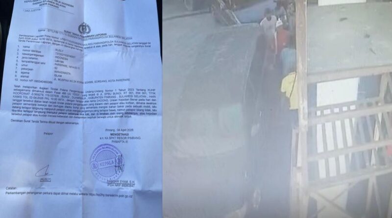 Dituduh Menganiaya Pekerja SPBU, Seorang Pria Dilaporkan ke Polres Pinrang