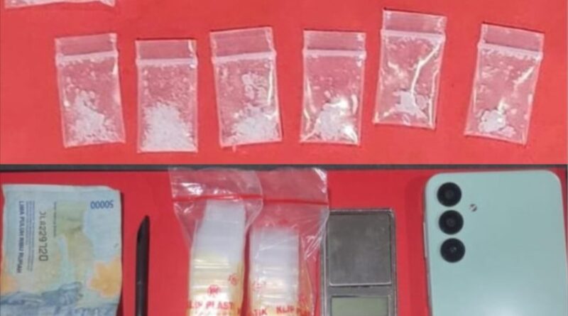 Polres Pelabuhan Tanjungperak Amankan Tersangka Kurir Sabu di Surabaya
