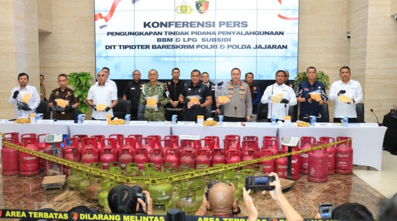 Polri Ungkap 330 Tersangka Penyalahgunaan BBM dan LPG Subsidi dalam 13 Hari