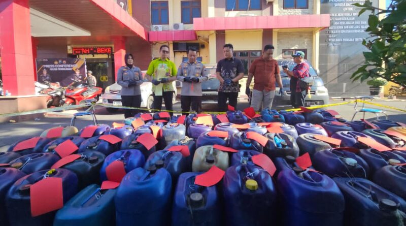 Polres Probolinggo Ungkap Penyalahgunaan BBM Bersubsidi, 7 Tersangka Diamankan*