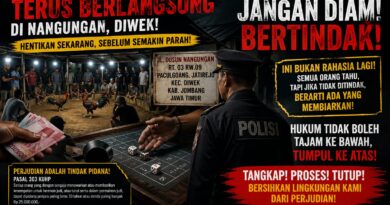 Desakan Terbuka: Hentikan Perjudian di Nangungan atau Akui Kegagalan Penegakan Hukum