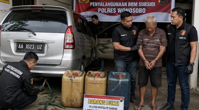 “Subsidi Disedot, Rakyat Dirampok: Modus Klasik Mafia Pertalite Terbongkar di Wonosobo”
