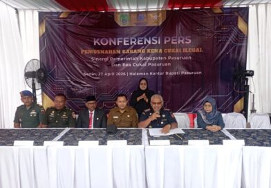 Pemkab Pasuruan dan Bea Cukai Musnahkan Jutaan Batang Rokok Ilegal