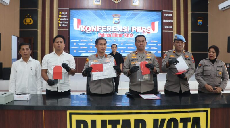 Polres Blitar Kota Amankan Tersangka Penyalahgunaan BBM Bersubsidi