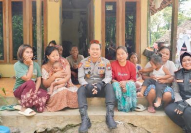Kapolres Pasuruan Sambangi Desa Ngembal,Serap Aspirasi dan Salurkan Bantuan