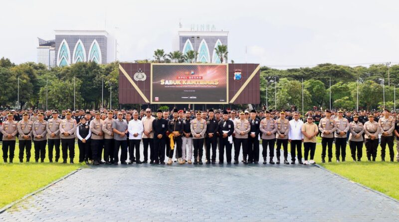 Polda Jatim Gelar Apel Besar Sabuk Kamtibmas, Libatkan 186 Ribu Mitra dari Berbagai Elemen