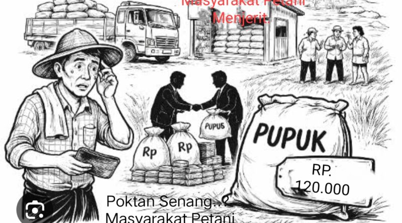 Oknum Ketua Poktan Dan struktur Bendahara Diduga Jual Pupuk Jauh Diatas HET, Petani Dusun Kedungjati Banyak Yang Menjerit..??
