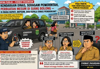 “Kendaraan Dinas untuk Skandal Moral: Publik Menunggu Ketegasan Bupati Pasuruan”