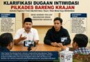 Klarifikasi Dugaan Intimidasi Pilkades Bareng Krajan, Asmono Tegaskan Tidak Pernah Ada Tekanan terhadap Topan