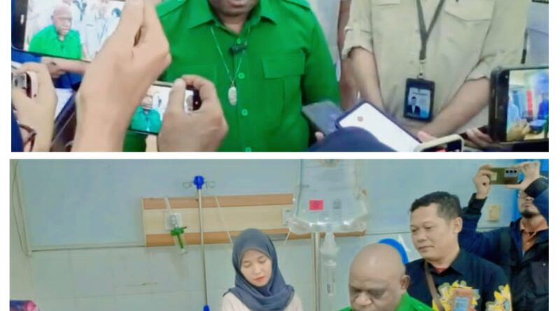 Bentuk kepedulian . Pastikan Penanganan Korban Berjalan Baik, Menteri HAM Kunjungi Pasien Keracunan MBG di Surabaya