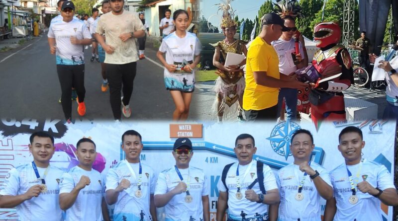 Dandim 0819 Bersama Forkopimda Ramaikan Jaladri Run HUT Yonzipur 10/JP/2 Kostrad