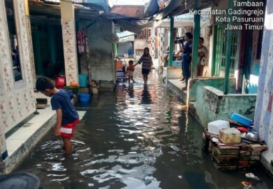 Air Laut Kembali Masuk Pemukiman Tambaan, Warga Harap Penanganan Serius Pemkot