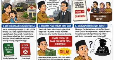 PAK KADES MAU MINTA CSR KE PABRIK DI DESANYA. KATA PERDA: DILARANG!
