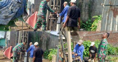 *Pastikan Program TNI Manunggal Air Tepat Sasaran, Danramil Rejoso Tinjau Langsung Pengeboran Air di Arjosari*