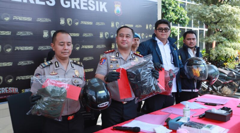 Gerak Cepat Polres Gresik Amankan 8 Oknum Suporter Terlibat Pengeroyokan