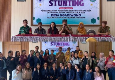 Sinergi Babinsa dan Warga Desa Ngadiwono Tekan Angka Stunting
