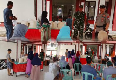Babinsa Krampyangan Pastikan Bantuan Tepat Sasaran