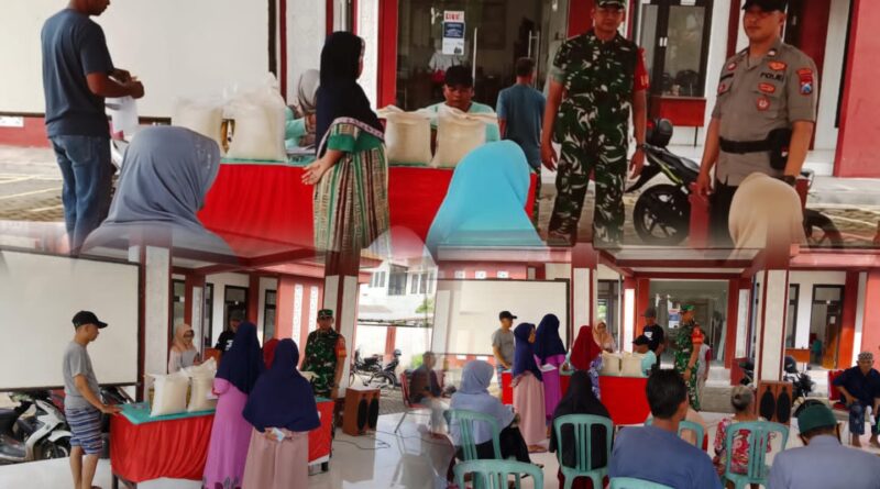Babinsa Krampyangan Pastikan Bantuan Tepat Sasaran