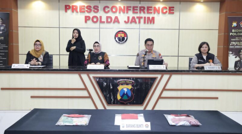 Polda Jatim Amankan Tersangka Kasus Kekerasan Seksual Dua Anak Dibawah Umur
