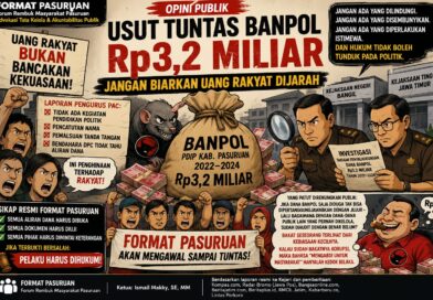 USUT TUNTAS BANPOL Rp3,2 MILIAR JANGAN BIARKAN UANG RAKYAT DIJARAH