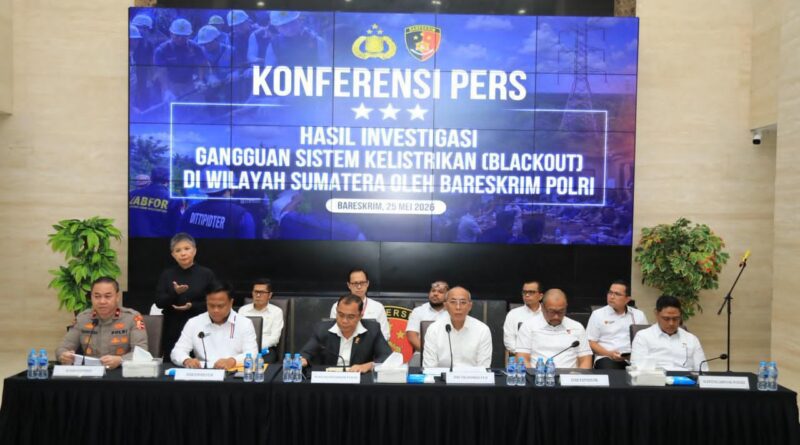 Bareskrim Polri Ungkap Hasil Investigasi Awal Blackout Sumatera, Dipastikan Tidak Ada Unsur Sabotase