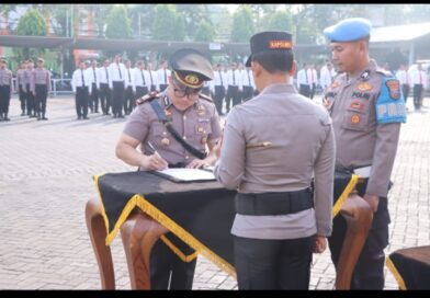 Kapolres Pimpin Sertijab PJU Dan Kapolsek Jajaran : Tingkatkan Pelayanan Publik Humanis Dan Responsif