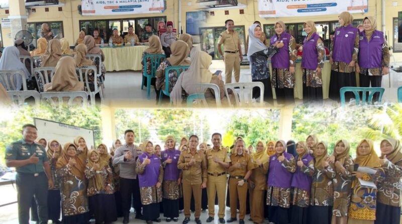Peduli Kesehatan Warga, Koramil 0819/10 Bangil Dukung Sosialisasi AIDS, TBC dan Malaria di Kelurahan Dermo