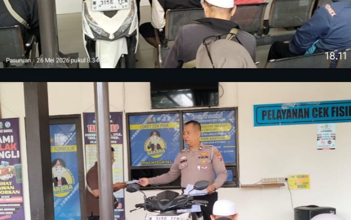 Wajib Pajak Apresiasi Pelayanan Prima Samsat Bangil, Aiptu Harid Kurniawan Dinilai Humanis dan Profesional