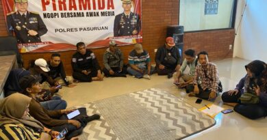 Ngopi Bareng Awak Media, Polres Pasuruan: Media Punya Peran Vital dalam Kinerja Kepolisian