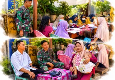 Babinsa Koramil Pohjentrek Dukung Peningkatan Kesehatan Balita dan Lansia