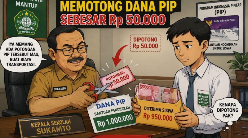 Diduga Ada Pemotongan Dana PIP Rp50 Ribu per Siswa di SMK Ma’arif Mantup, Pihak Sekolah Akui untuk Biaya Transportasi
