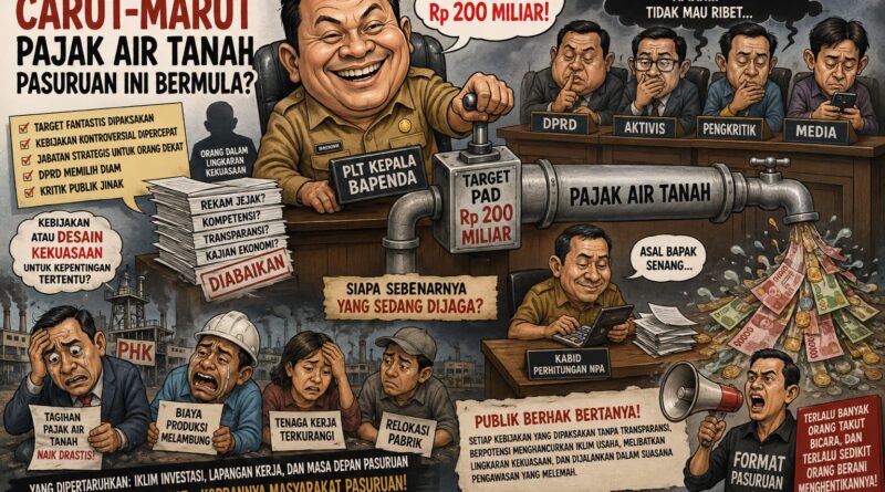 Pajak Air Tanah Pasuruan: Siapa Dalang di Balik Target Rp 200 Miliar?