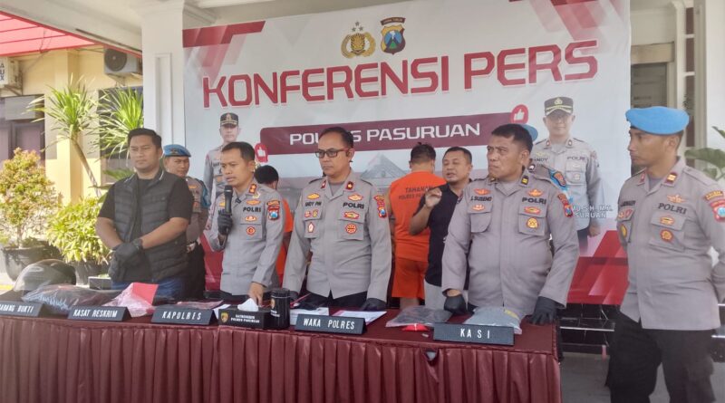 Polres Pasuruan Ungkap Tiga Kasus Menonjol, Pelaku Jambret Maut hingga Penembakan Airsoft Gun Berhasil Ditangkap