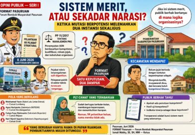 Sistem Merit, atau Sekadar Narasi? Ketika Mutasi Berpotensi Melemahkan Dua Instansi Sekaligus