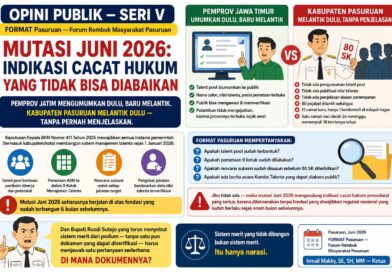 Mutasi Juni 2026: Indikasi Cacat Hukum yang Tidak Bisa Diabaikan