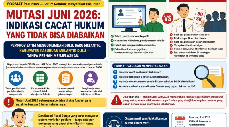 Mutasi Juni 2026: Indikasi Cacat Hukum yang Tidak Bisa Diabaikan