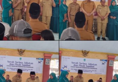 Serah Terima Jabatan Camat Kejayan, H. Budi Mulyono Ajak Seluruh Desa Perkuat Sinergi Pembangunan