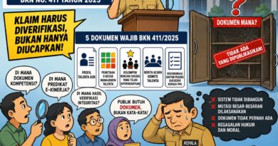 Sistem Merit Bukan Pidato: Tunjukkan Dokumennya