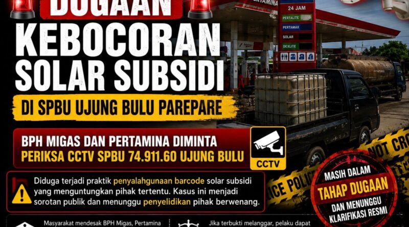 Aroma Kongkalikong di SPBU 74.911.60: Modus Jual Beli Barcode Muluskan Penjarahan Solar Subsidi?