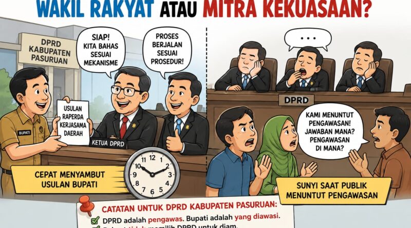 DPRD Kabupaten Pasuruan: Wakil Rakyat atau Mitra Kekuasaan?