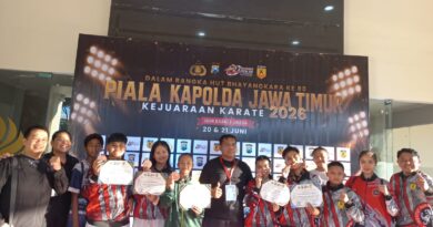 Kontingen Karate Polres Pasuruan Raih Lima Medali pada Kejuaraan HUT Bhayangkara ke-80 Tahun 2026
