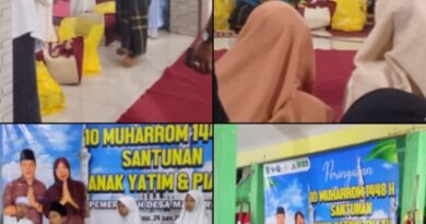 Peringatan 10 Muharram 1448 H, Pemdes Manikrejo Santuni 13 Anak Yatim dan Piatu