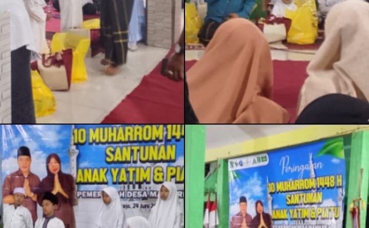 Peringatan 10 Muharram 1448 H, Pemdes Manikrejo Santuni 13 Anak Yatim dan Piatu