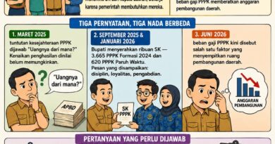 PPPK Direkrut oleh Daerah, Kini Gajinya Ingin Dilempar ke Pusat