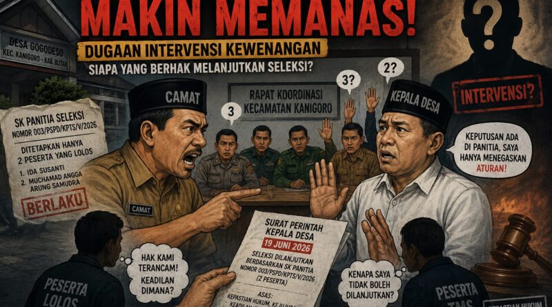 Seleksi Perangkat Desa Gogodeso Memanas, Camat Dan Kepala Desa Jadi Sorotan; Ada Apa Di Balik Upaya Mengubah Keputusan Panitia?