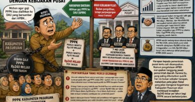 Harapan ke DAU Berbeda Arah dengan Kebijakan Pusat: Mana Peta Jalan Fiskal PPPK Pasuruan?”