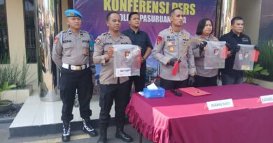 Polres Pasuruan Kota Ungkap Dua Kasus Curas, Pasutri Pelaku Ditangkap dan Dua Motor Korban Dikembalikan