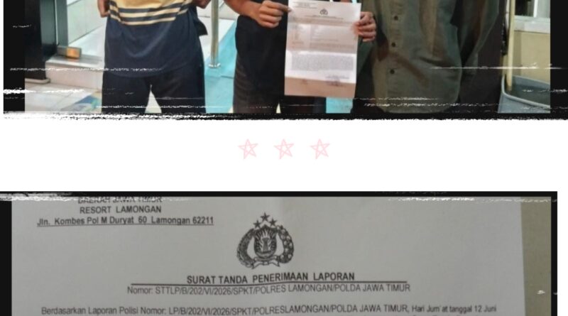 Terduga Pelaku Penganiayaan Anak di Sugio Dilaporkan ke Polres Lamongan, Orang Tua Korban Minta Proses Hukum Berjalan